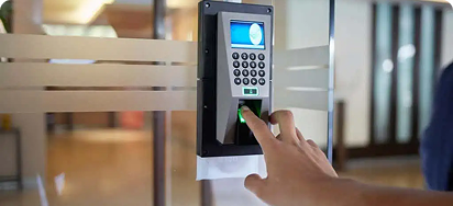 Biometrics with Access Door